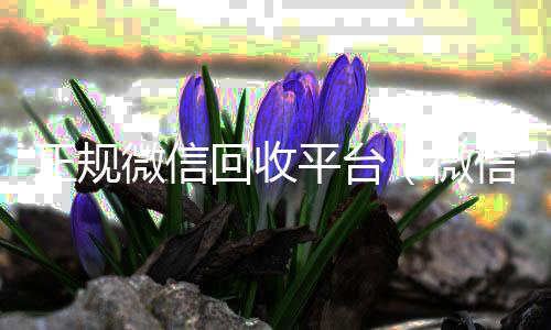 正规微信回收24小时收微信平台（微信回收正规官网）