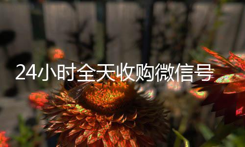 24小时全天收回收微信在线交易购微信号（私人回收联系方式）